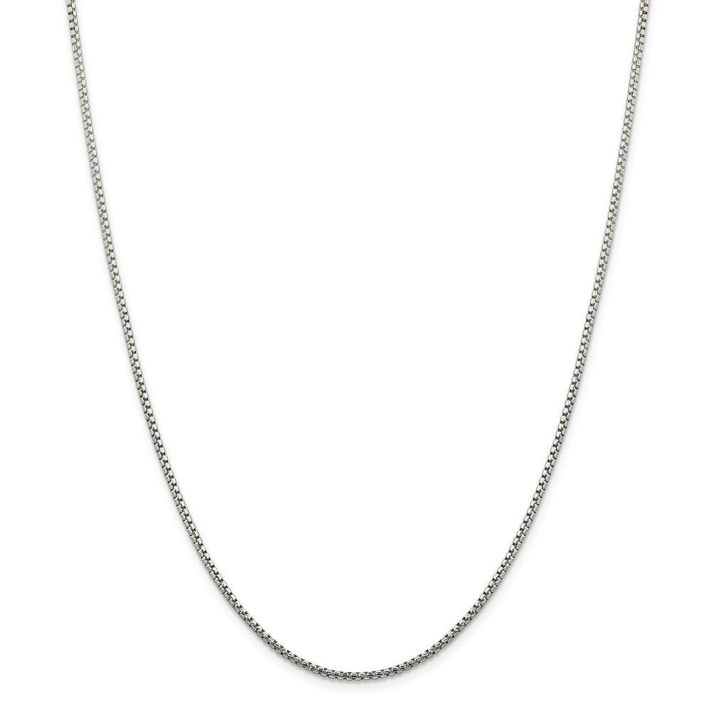 Silver D.C 1.75-mm Round Fancy Box Chain