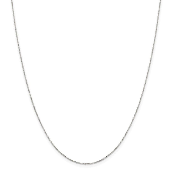 Silver D.C Polish 1.00-mm 8 sided Cable Chain