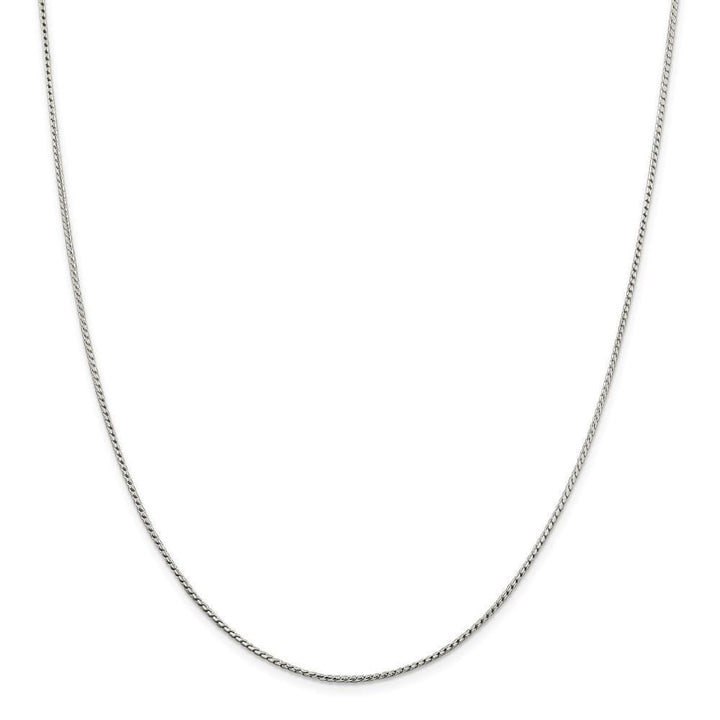 Silver Polish 1.25-mm Solid Round Franco Chain