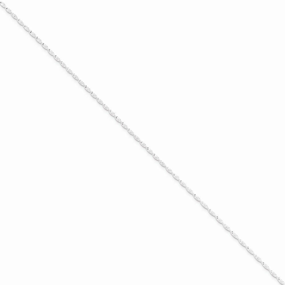 Silver Polish 1.65mm Twisted Herringbone Chain