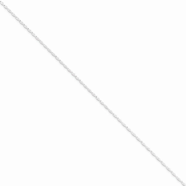 Silver Polish 1.65mm Twisted Herringbone Chain