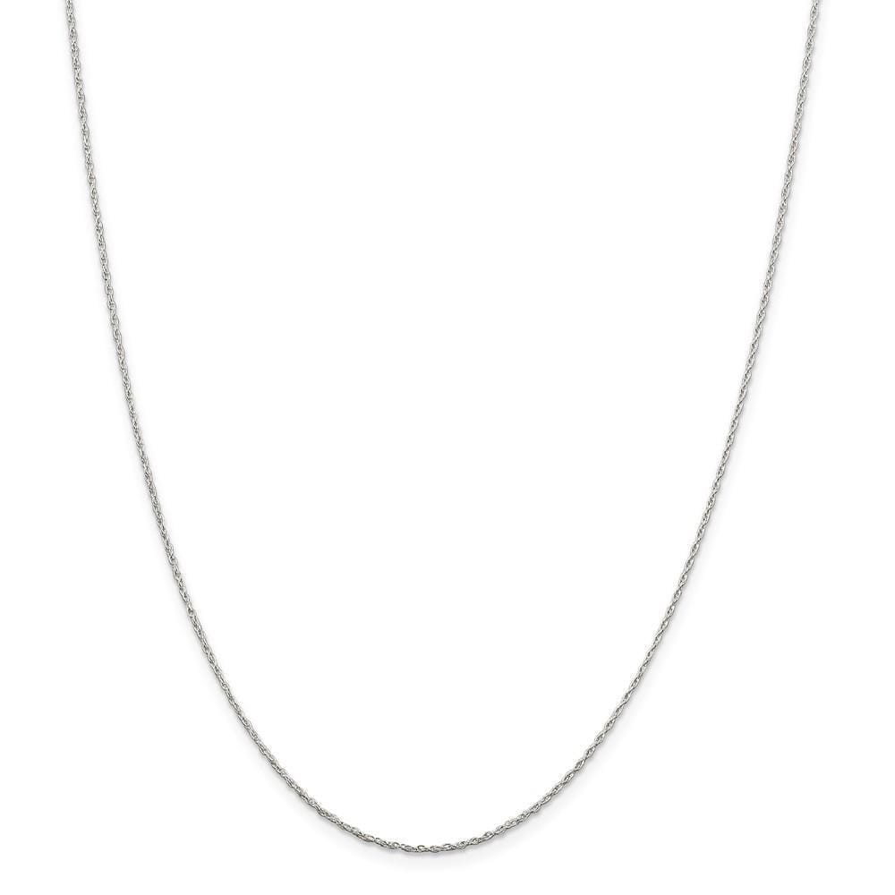 Silver Polished 1.25-mm Loose Rope Chain