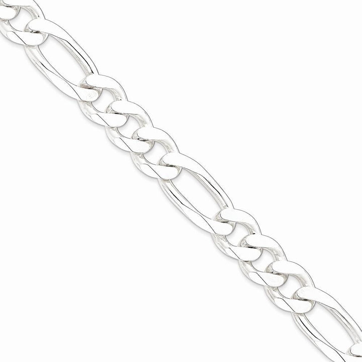 Silver Polished 15.00-mm Solid Figaro Chain