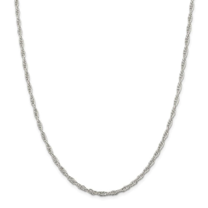 Silver Polished 2.75-mm Loose Rope Chain