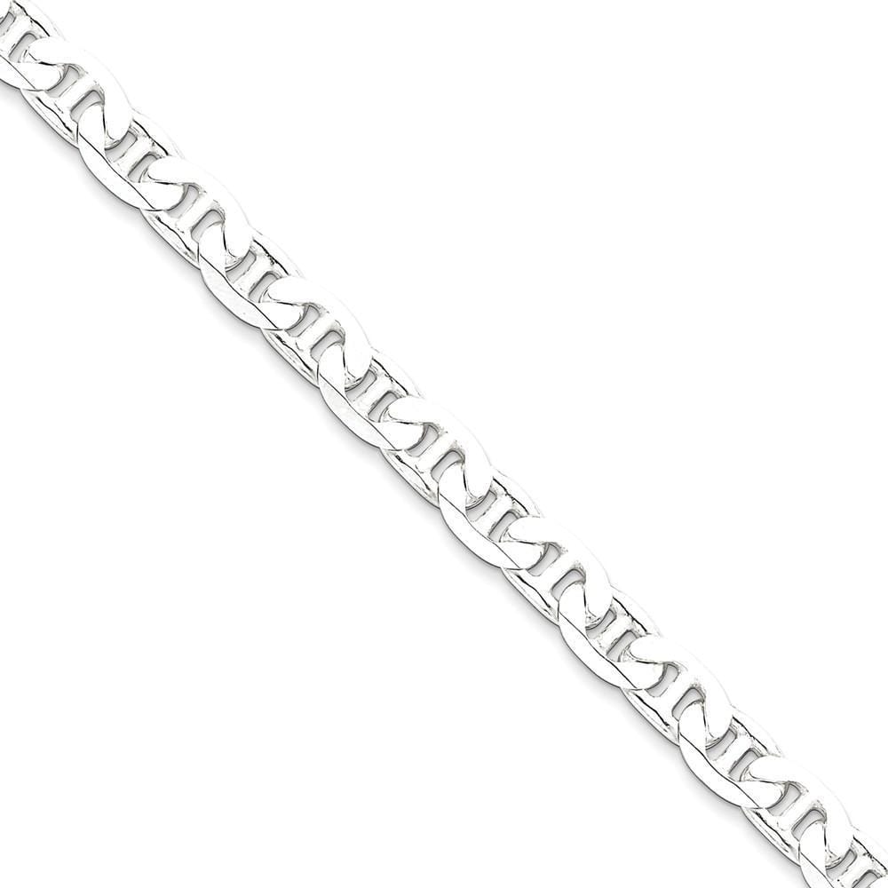 Silver Polished 7.00-mm Anchor Chain