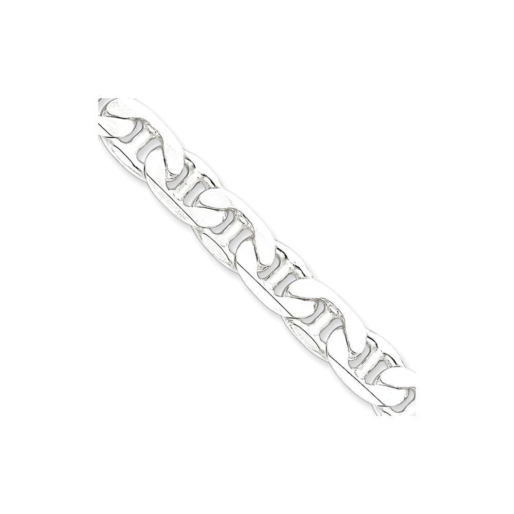 Silver Polished 9.50-mm Anchor Chain