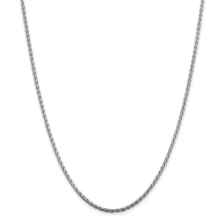 Silver Polished D.C 2.00-mm Solid Spiga Chain