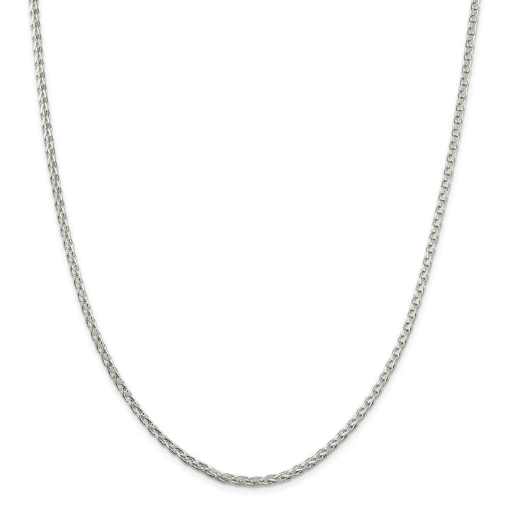 Silver Polished D.C 2.75-mm Solid Spiga Chain