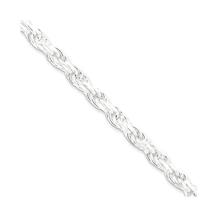 Silver Polished D.C 4.75-mm Solid Rope Chain