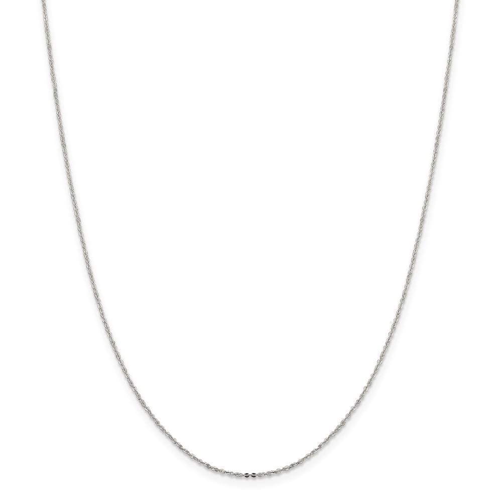 Sterling Silver 1.15-mm Flat Cable Chain