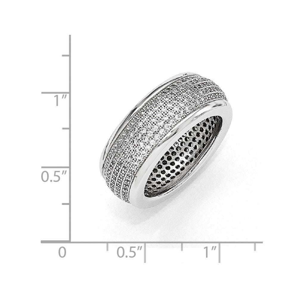 Sterling Silver Cubic Zirconia Ring