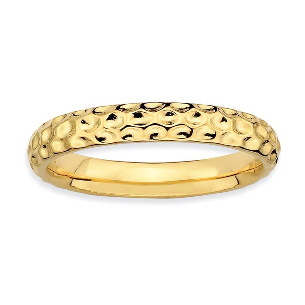 Sterling Silver Gold-Plated Ring