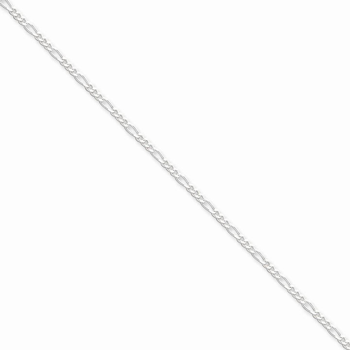 Sterling Silver Polish 2.25m Solid Figaro Chain
