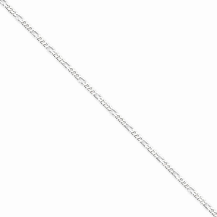 Sterling Silver Polish 2.25m Solid Figaro Chain