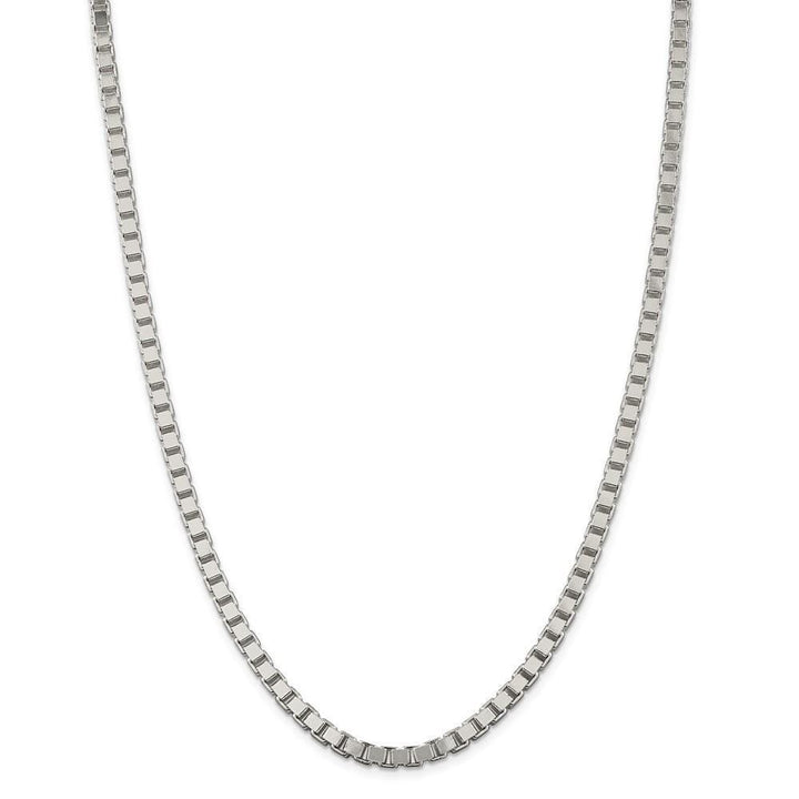 Sterling Silver Polish 4.50-mm Solid Box Chain