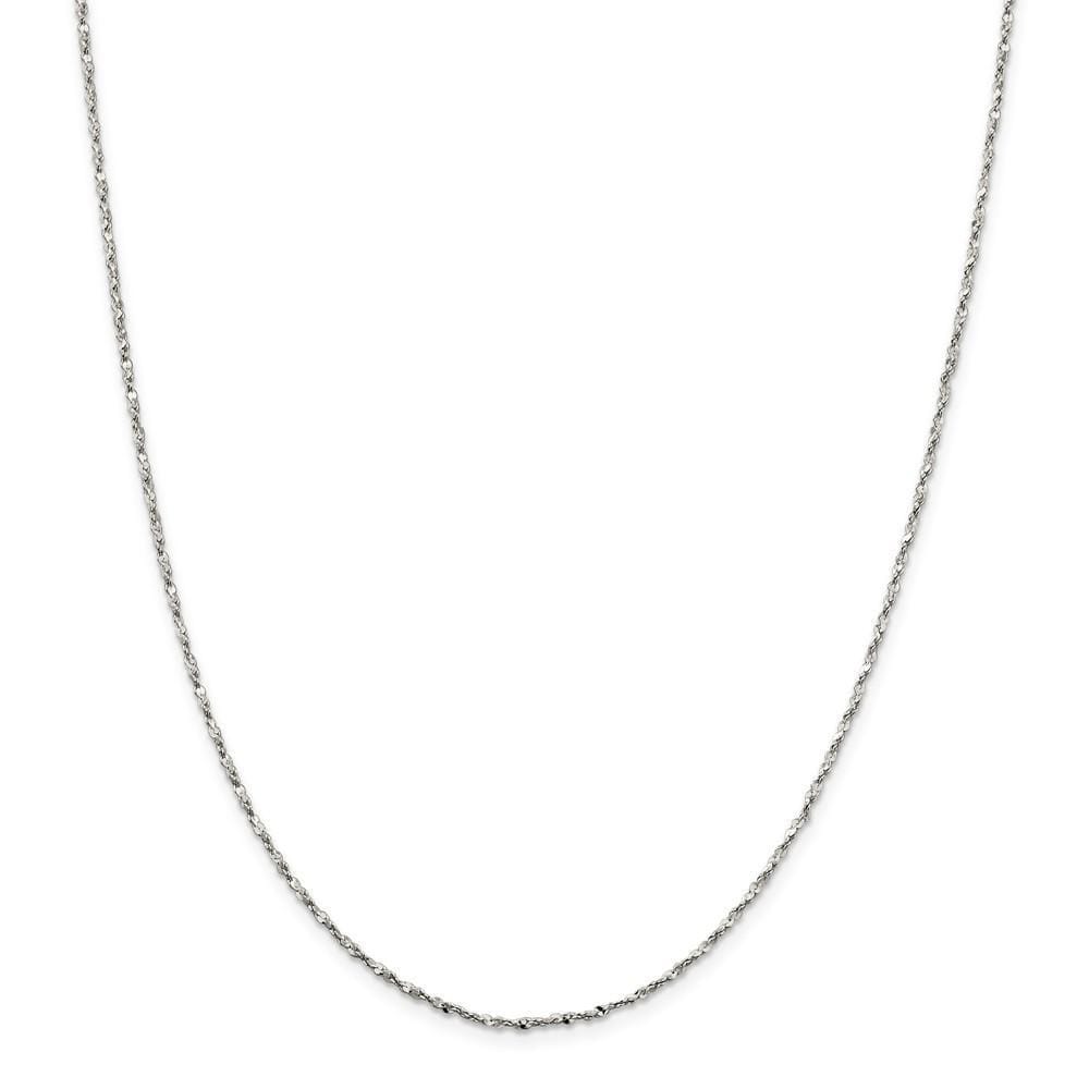 Sterling Silver Polished 1.40-mm Fancy Chain