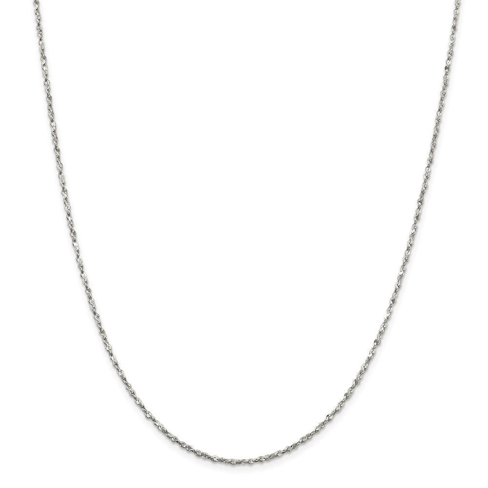 Sterling Silver Polished 1.80-mm Fancy Chain