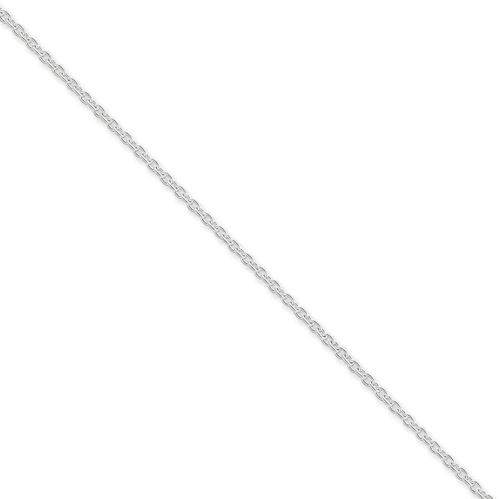 Sterling Silver Polished 1.95-mm Cable Chain