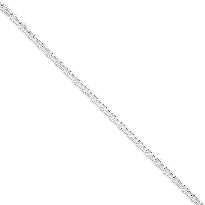 Sterling Silver Polished 3.50-mm Cable Chain