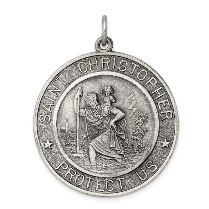 Sterling Silver St. Christopher Medal