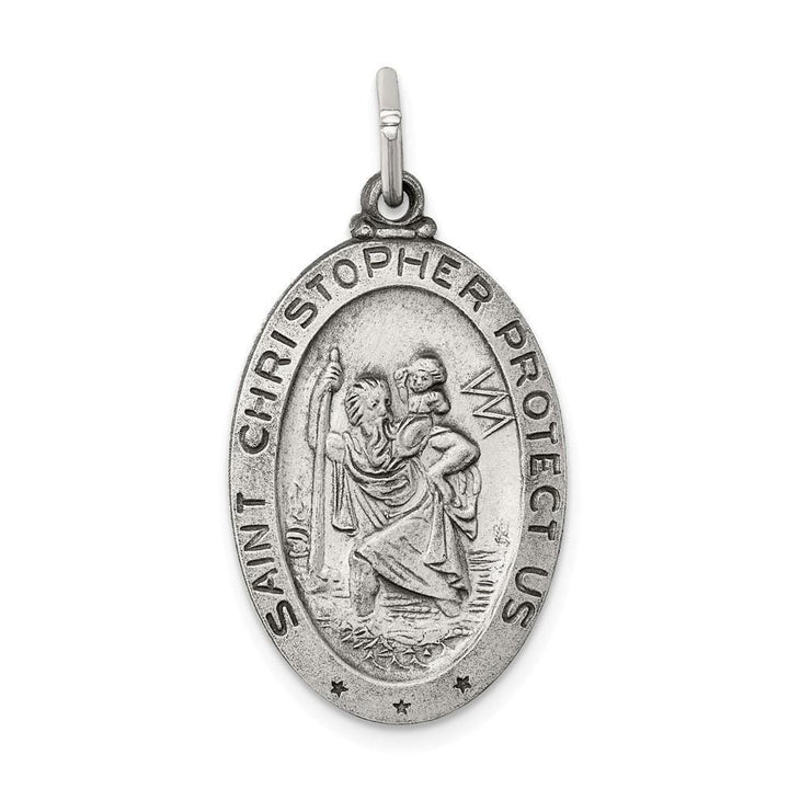 Sterling Silver St.Christopher Medal